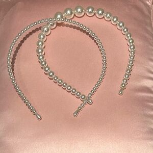 Elegant Pearl Headband Set